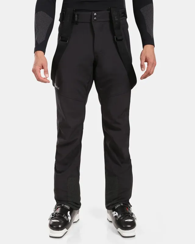 Kilpi RHEA-M BLK softshell ski broek voor heren S Flitsaanbieding