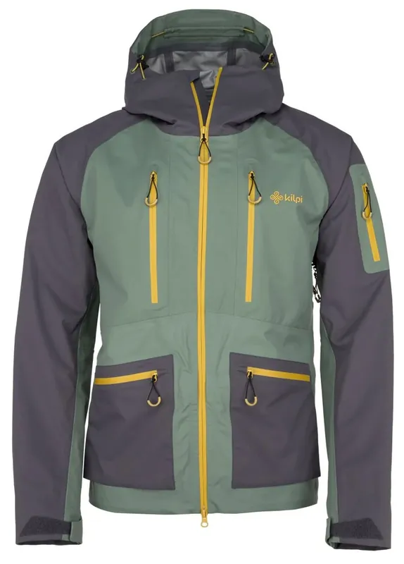 Snelle Levering Kilpi JACKYL-M ski-jas voor heren, kaki XS