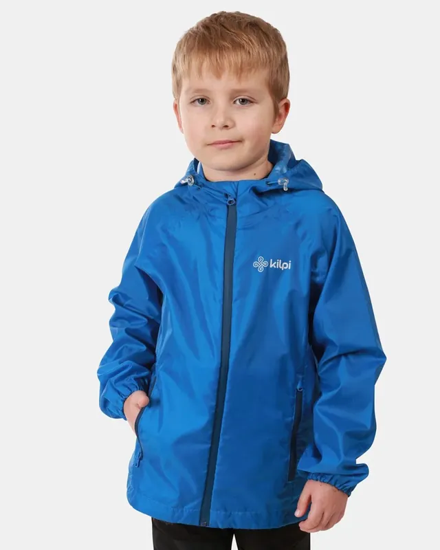 Kilpi JALUU-J waterdichte kinderjas blauw 122 Beperkte Voorraad