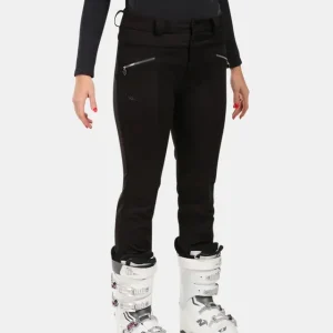 Lage Prijs Kilpi MAURA-W BLK dames softshell skibroek 36 Kort