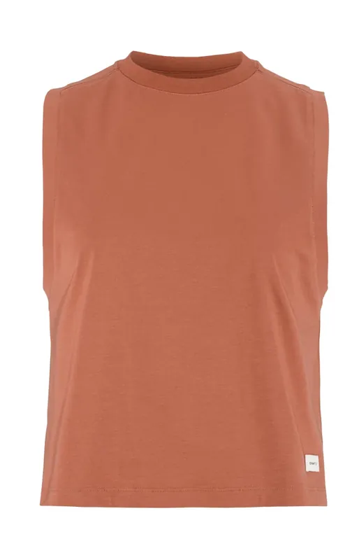 Craft Collective Relaxed mouwloze damestop rood S Speciale Aanbieding