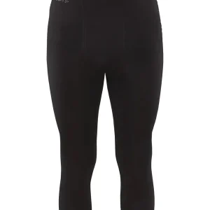 Heren 3/4 functionele onderbroek Craft ADV Wool Merino zwart S Favoriet