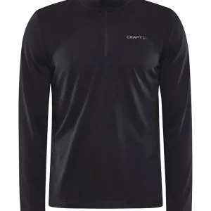 Functioneel shirt Craft CORE Essence Bi-blend Half Zip LS zwart S Hete Deal