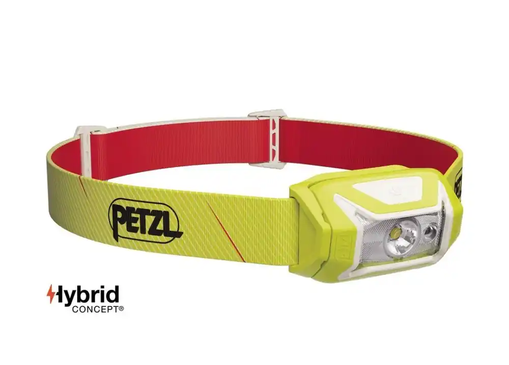 Petzl Tikka hoofdlamp zwart geel Beperkt Aanbod