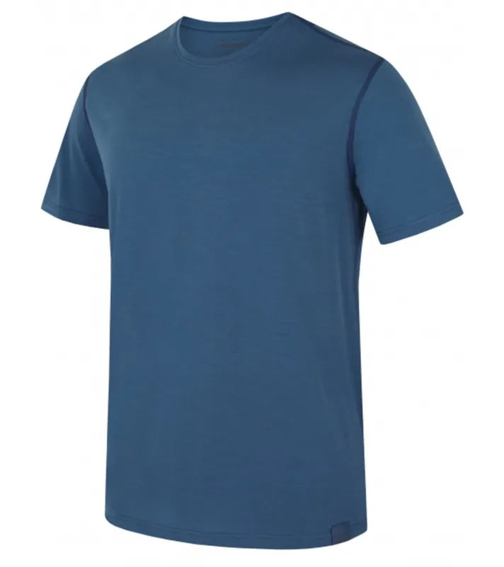 Heren functioneel shirt Husky MERLA M blue, maat S Lage Kosten
