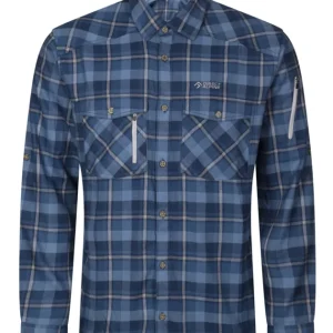 Direct Alpine DawSON heren overhemd navy/grey S Seizoensaanbieding