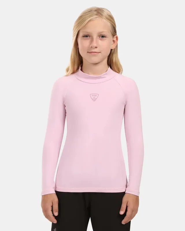 Lage Prijs Kinder functioneel T-shirt Kilpi WILLIE-J lichtroze 122