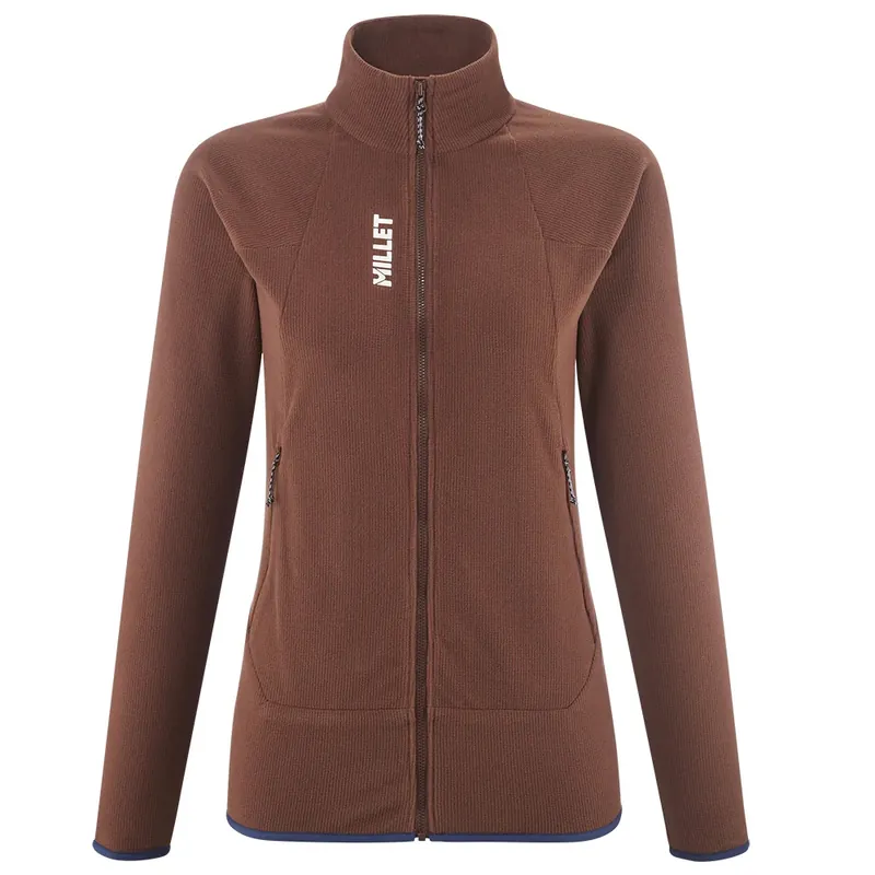 Laatste Versie Dames hoodie Millet K LIGHTGRID Jacket CINNAMON NEW S