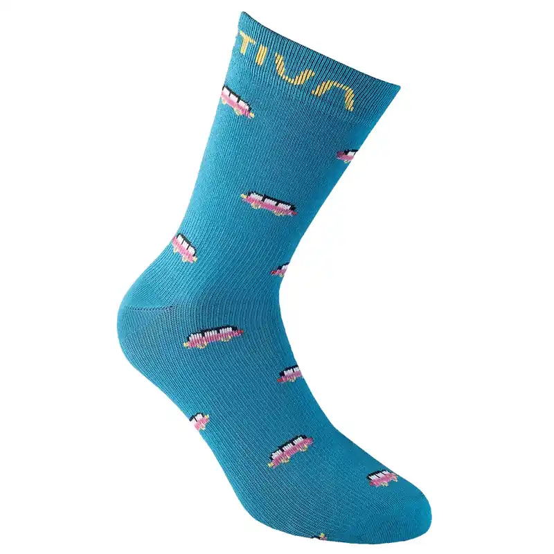 La Sportiva Outdoor Fun Socks Turchese/Fucsia Sokken 47-48 EU Nu Kopen