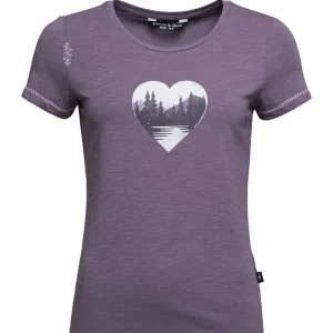 Dames T-shirt Chillaz Grania Berg Hart donkerviolet XS Snelle Levering