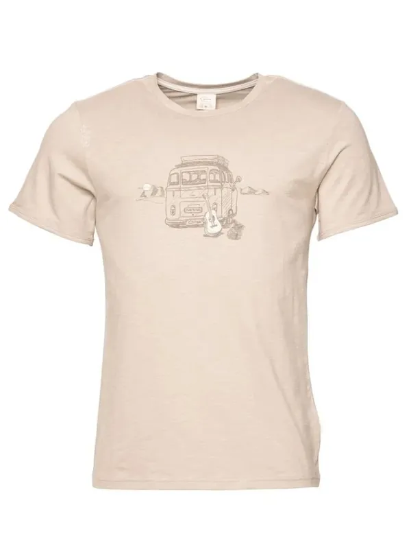 T-shirt Chillaz Buiten in de natuur donker zand M Hoge Kwaliteit