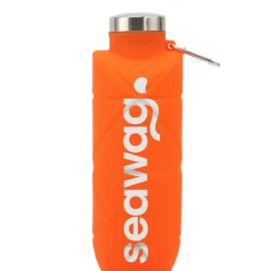 Siliconen opvouwbare fles 700ml SEAWAG orange Must-Have