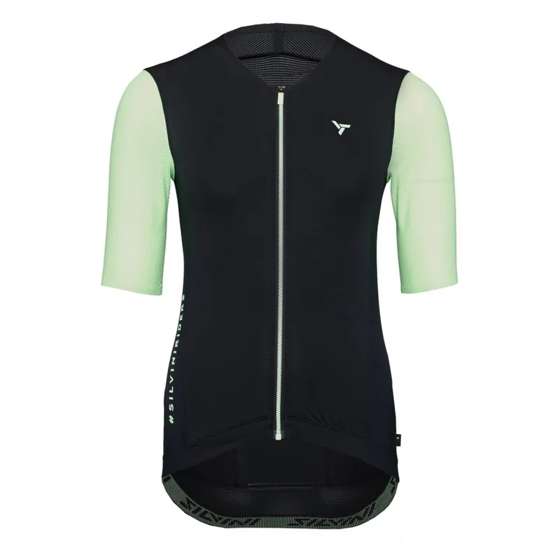 Shop Nu Dames fietsshirt Silvini WD2627 Auronza black-green XS