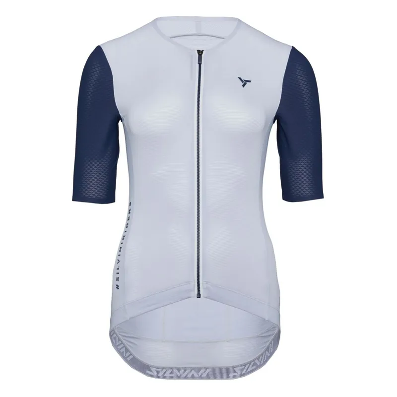 Dames fietsshirt Silvini WD2627 Auronza cloud-navy XS Koop Online