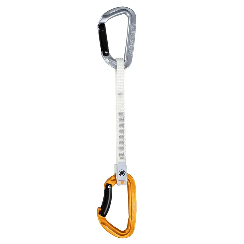 Beperkt Aanbod Mammut Sender Keylock Quickdraw light grey-gold