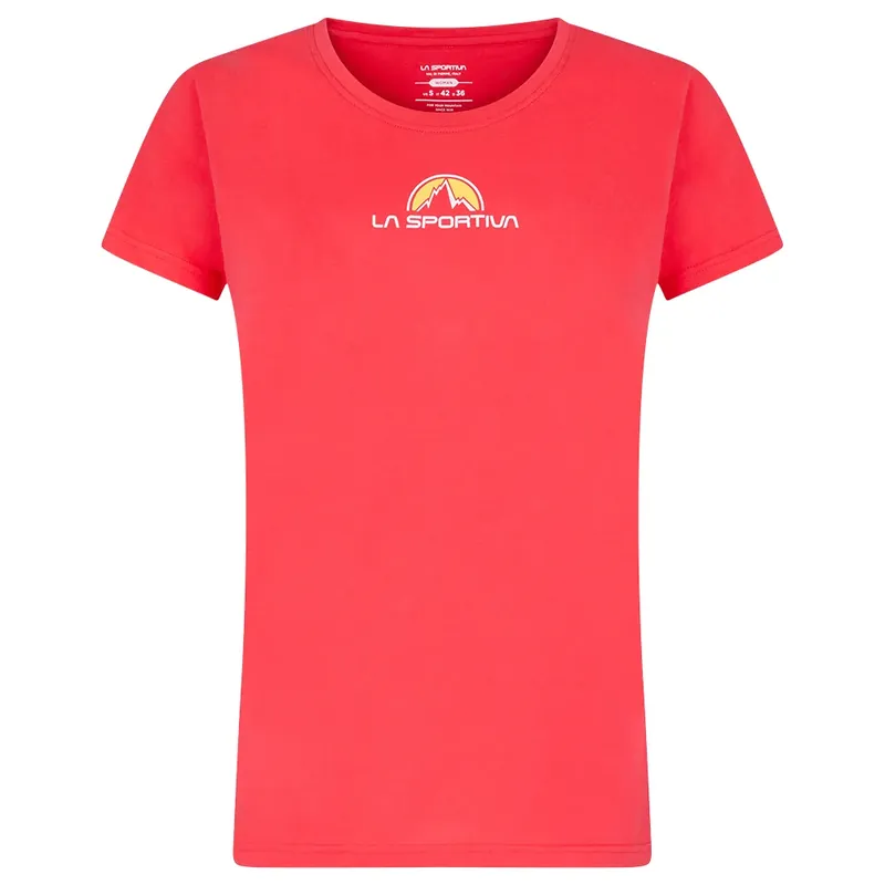 Dames T-shirt La Sportiva Brand Tee hibiscus XS Shop Nu