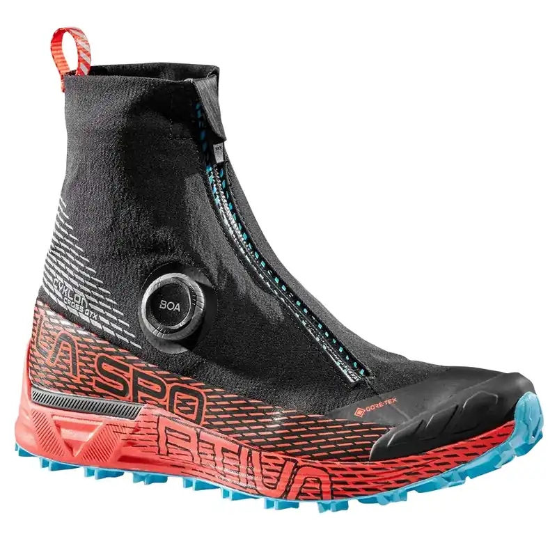 Dames hardloopschoen La Sportiva Cyklon Cross GTX Women black/hibiscus 36 Actieprijs