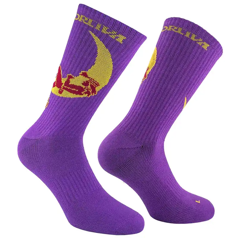 Herensokken La Sportiva Climbing on the Moon purple/yellow 38-40 EU Populair