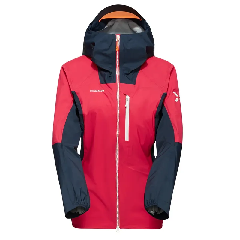 Damesjas Mammut Eiger Speed HS Hooded azalea-night S Direct Beschikbaar