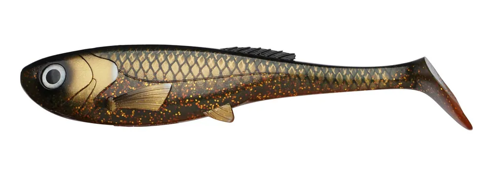 Abu Garcia Beast Slim Paddletail 21cm 94g (4 stuks) Red Tiger Koopje