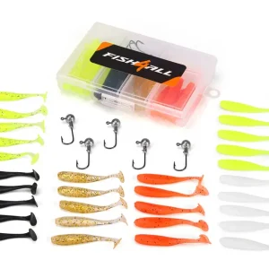 Actieprijs Fish4all Swimma Softbait & Jighead Box (35pcs)