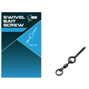 Hoge Kwaliteit Nash Swivel Bait Screw 13mm (10 Stuks)