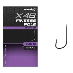 Voordeelprijs Matrix X4B Finesse Pole Witvis Haken (10 Stuks) 14