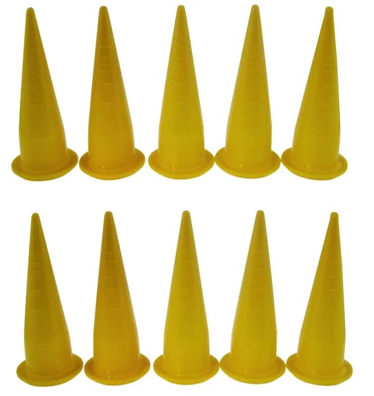 Common Baits Mondstuk Voor Boilie Deegspuit Geel (10 Stuks) Alleen Vandaag