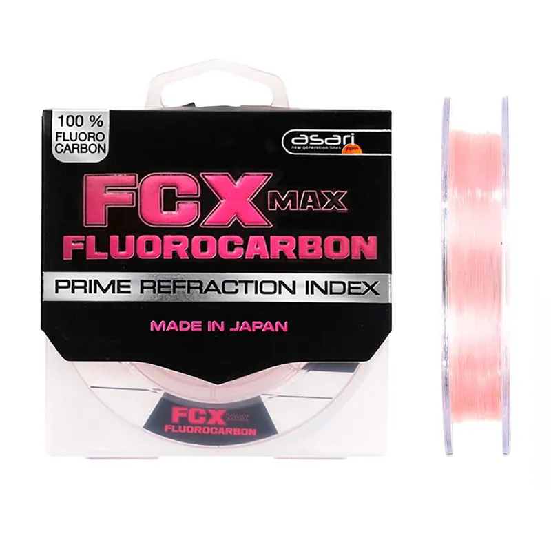 Asari FCX Max Pink Fluorocarbon Leader 100m 0.20mm (5kg) Koop Online