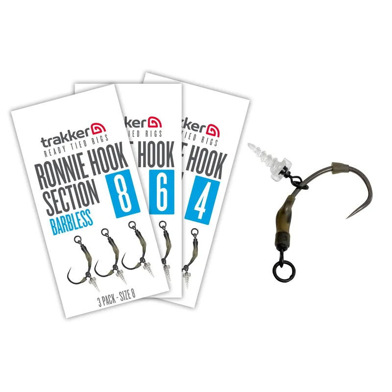 Tijdelijk Beschikbaar Trakker Ronnie Hook Section Barbless (3 Stuks) 4