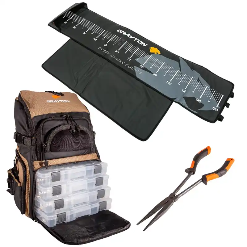 Korting Grayton Predator Backpack & Essentials Set