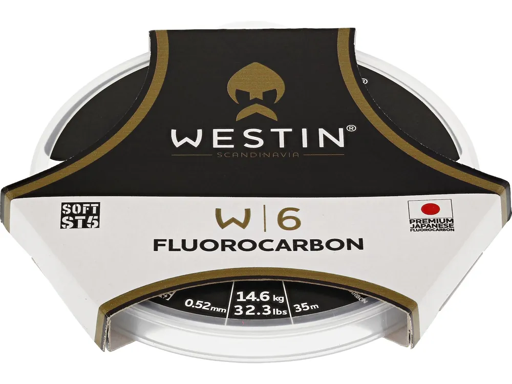 Westin W6 ST5 Fluorocarbon Clear (35m) 0.80mm/30kg Fabrieksprijs