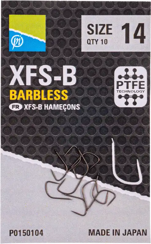 Preston XFS-B Witvis Haken (Weerhaakloos) (10pcs) 14 Koop Online