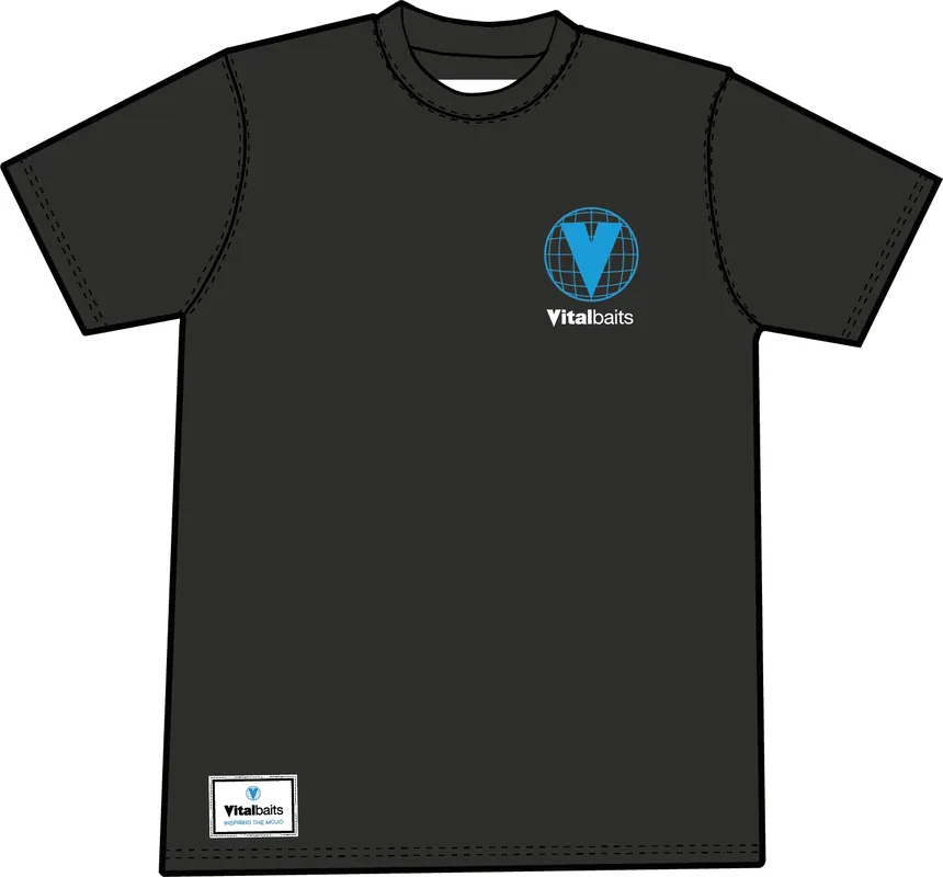 Vital Baits T-Shirt Blue L Flitsaanbieding