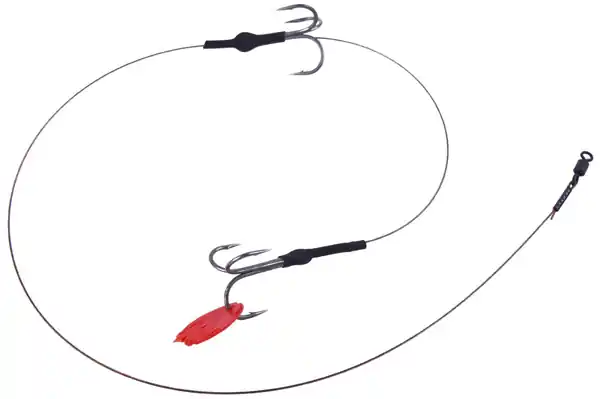 Lage Kosten Ultimate 7x7 Steelwire Deadbait Leader 40cm Hook size 4