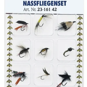 Behr Wet flies on card, 12 stuks! Must-Have
