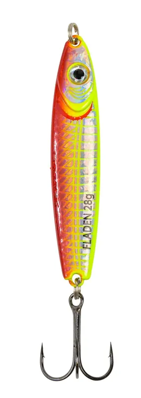 Fladen HoloTwist Spoon 28g Yellow/Red/Silver Tijdelijk Beschikbaar