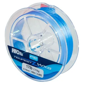Hoge Kwaliteit HTO Tempest WX8 Braid Blue Gevlochten Lijn (150m) 0.14mm/7.71kg