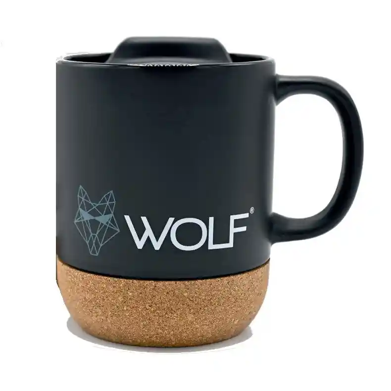 Must-Have Wolf Mug Black Drinkbeker