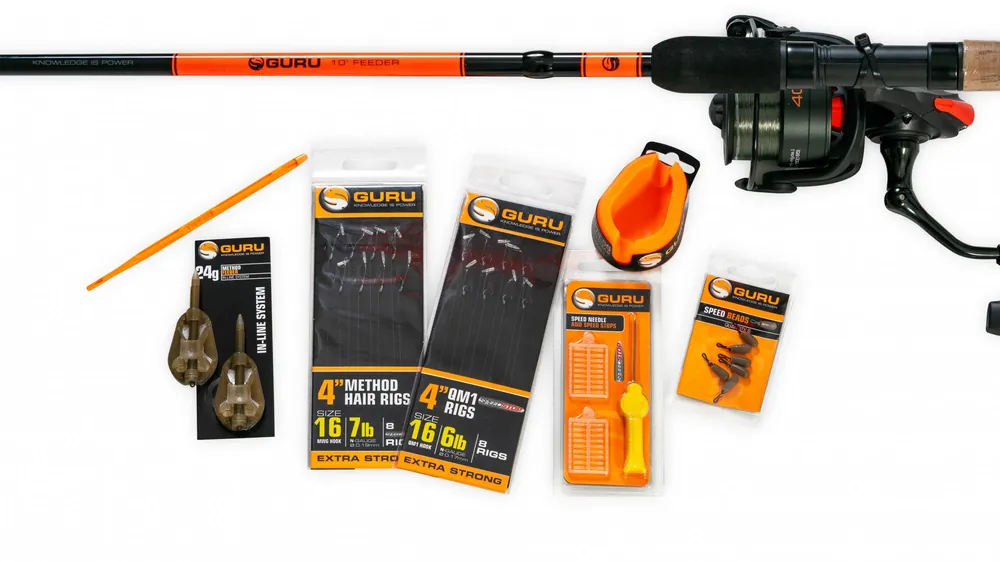 Guru 10' Feeder Hengelcombo Set 300cm (1-40g) (Incl. Lijn & Accesoires Pakket) Veilige Betaling