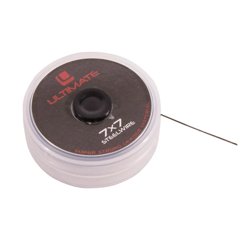 Ultimate 7x7 Steelwire, 5m 20lb Korting