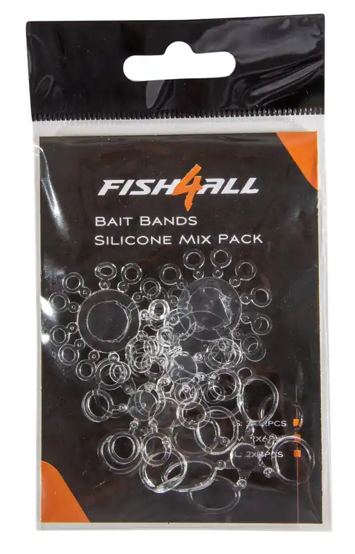 Hete Deal Fish4All Bait Bands Silicone Mix Pack (60 Stuks)