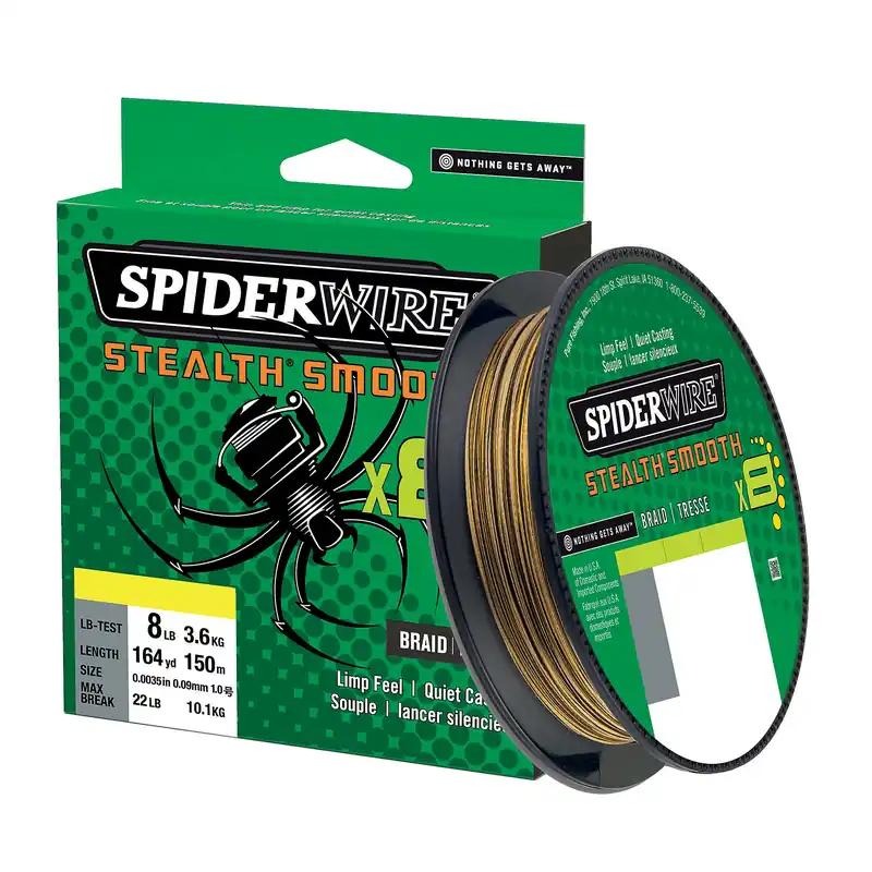 Speciale Aanbieding Spiderwire Stealth Smooth 8 Camo 150m Camo 0.23mm (150m)