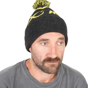Matrix Lime & Grey Bobble Hat Snelle Levering