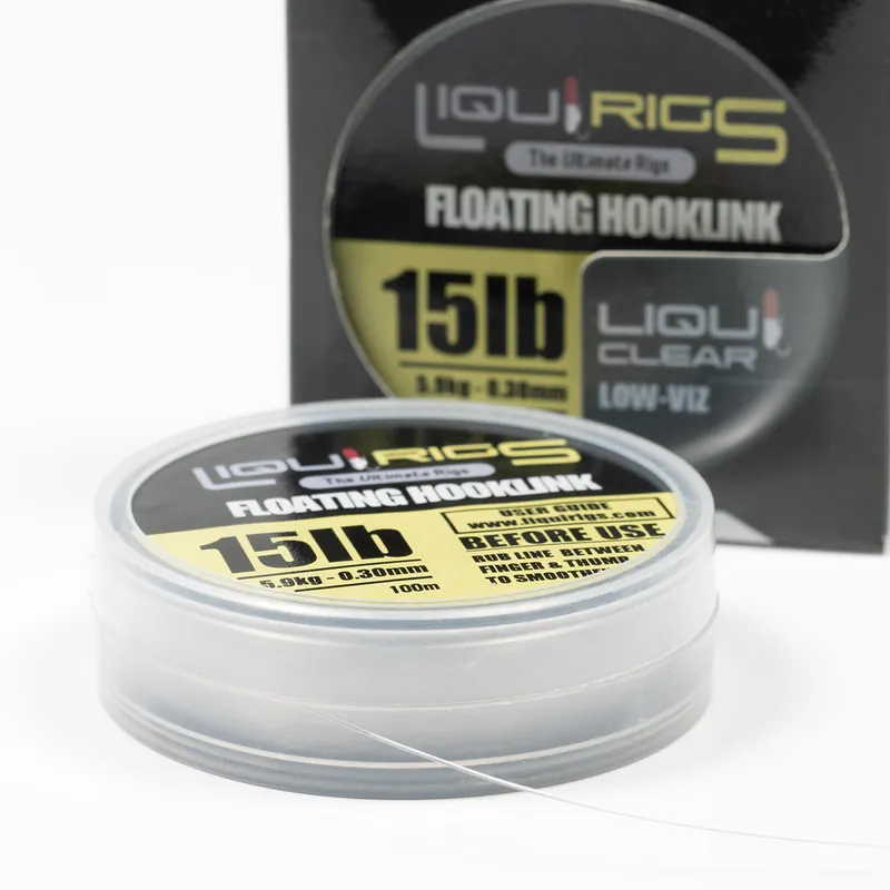 Snelle Levering Liquirigs Floating Hooklink (100m) 12lb5.3kg0.28mm