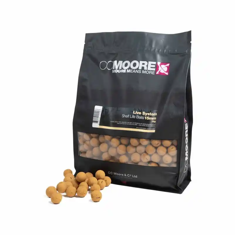 Beperkte Voorraad CC Moore Live System Boilies 10mm 5kg