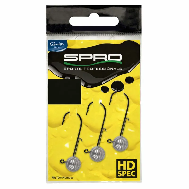 Goedkoop Spro Round HD 90 Jighead 10/0 (3pcs) 7g