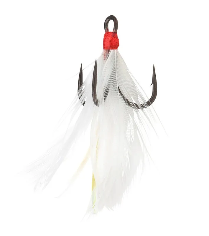 Beperkte Voorraad Gamakatsu GF Feathered-Treble MH W+T Dreg (2pc) 1/0