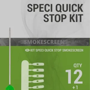 Direct Verzonden Korum Smokescreen Speci Quick Stop Kit (12 Stuks) (Incl. Naald!)