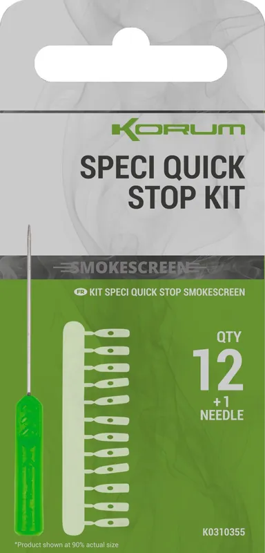 Direct Verzonden Korum Smokescreen Speci Quick Stop Kit (12 Stuks) (Incl. Naald!)